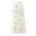 Elastic waisted knitted embroidered long skirt for women
