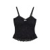 Lace patchwork chest cushion strap