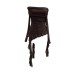 One shoulder pleated top for women