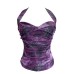 Hanging neck tie butterfly condensation back top