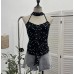 Ruffled Neck Leopard Print Strapless Top for Women Ruffled Neck Leopard Print Strapless Top for Women
