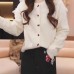 Ruffled Knit Cardigan Women's Design Sense Elegant Vintage Sweater Jacket