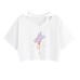 Chainsaw Man Machima Print Women's Strapless Crop Top Hoodie