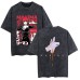 Washed Couple Short Sleeve T-Shirt Anime anime Chainsaw Man chainsaw man Makima