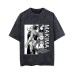 Washed Couple Short Sleeve T-Shirt Anime anime Chainsaw Man chainsaw man Makima