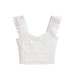 Lace trimmed small fly sleeves lace top