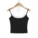 Fake two-piece metal camisole with contrasting colors