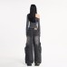 Silk Women's Water-Washed Loose Flare Cargo Denim Pants Baggy Trousers