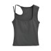 Asymmetric shoulder strap camisole top for women