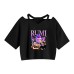 Cartoon K-POP Demon Hunter Girl Group Movie Peripheral Hot Selling Women's Strapless Top Cartoon K-POP Demon Hunter Girl Group Movie Peripheral Hot Selling Women's Strapless Top