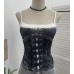 Cowboy print camisole sleeveless top
