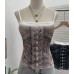 Cowboy print camisole sleeveless top