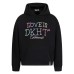 Retro Beaded Letter Embroidery Hooded Sweatshirt Unisex Loose Casual Versatile Hoodie