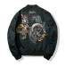 Style Embroidered MA-1 Flight Jacket for Men and Women Baseball Jacket
