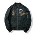 Style Embroidered MA-1 Flight Jacket for Men and Women Baseball Jacket