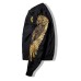 Style Men's Jacket with Golden Wings Embroidery Harajuku MA-1 Flight Jacket Trendy Brand Couple Baseball Jacket for Women