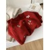 Vintage Heavy Embroidery Christmas Red Dog Knit Cardigan Women's Design Star Button Sweater Jacket