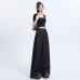 Loose Wide-Leg Denim Pants for Women High-Waist Draped Straight Ankle-Length Trousers
