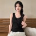 Polka dot vest women's V-neck strap sleeveless base top