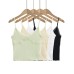 Lace lace slim fit V-neck short top