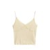 Lace lace slim fit V-neck short top