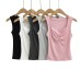 Chest pleated bow slimming top