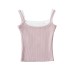 Fake two small camisoles