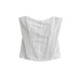 Strapless chest cushion strapless top for women