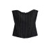Strapless chest cushion strapless top for women
