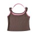 Color blocking small camisole female