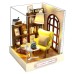 DIY Little House Happy One Pavilion Handmade Assembly Model Toy