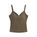 Peach Heart V-neck Beautiful Back Top for Women