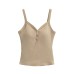 Peach Heart V-neck Beautiful Back Top for Women