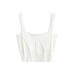 High waisted and exposed navel knitted small sling