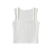 High waisted short top with exposed navel and solid color base