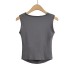 Square neck elastic vest