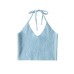 Deep V-neck slim fit camisole top