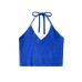 Deep V-neck slim fit camisole top