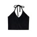 Deep V-neck slim fit camisole top