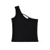 Single shoulder hollowed out camisole