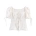 Ear fungus edge anti-aging versatile short sleeved top
