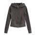 Hooded hoodie girl