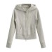Hooded hoodie girl