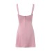 Pink camisole dress for women