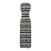 Fake two striped strap vest skirts