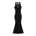 Knot neck slimming dress