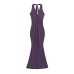 Knot neck slimming dress
