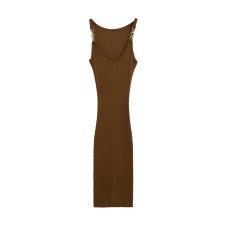 Slimming Knitted Strap Dress