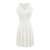 V-neck sleeveless dress