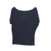 One shoulder slanted collar off the shoulder top